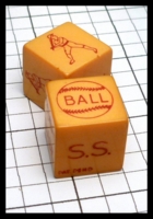 Dice : Dice - Game Dice - Baseball Themed Unknown - eBay Nov 20015